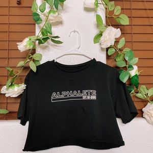 alphalete crop top 🌑